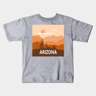 arizona cactus Kids T-Shirt